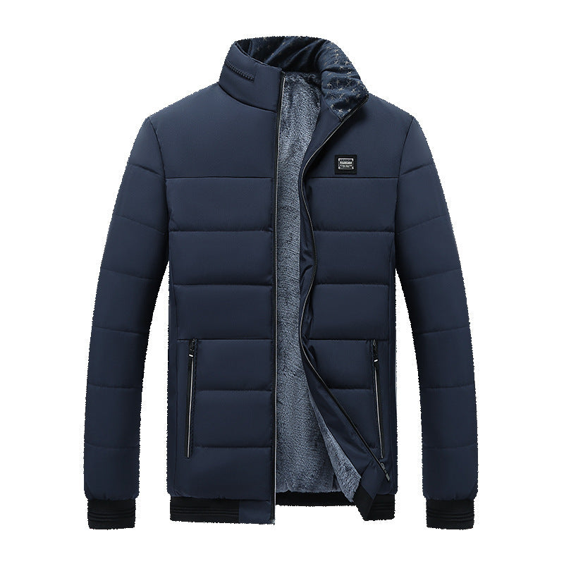 Men's Fashion Personality Fleece-lined Cotton-padded Elzeon Jacket