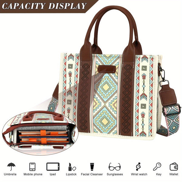 Bohemian Women's Tote Bag 3-Piece Set - Lightweight And Versatile Tote Bag With Adjustable Shoulder Straps, - No Delivery On Weekends - Prohibited Sales Platforms - Temu, Walmart