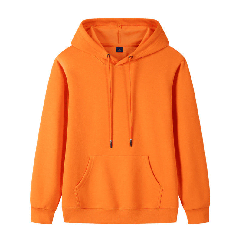 Autumn Pure Cotton Solid Color Blank Hoodie Sports Meeting Hoodie Sweatshirt