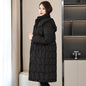 Mid-length Slim Fit Plus Size Cotton-padded Coat For Women Elzeon Winter Jacket