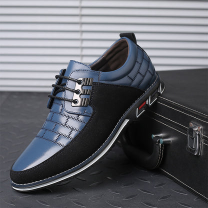 One-Step Or Lace-Up British Men's Shoes Without Laces