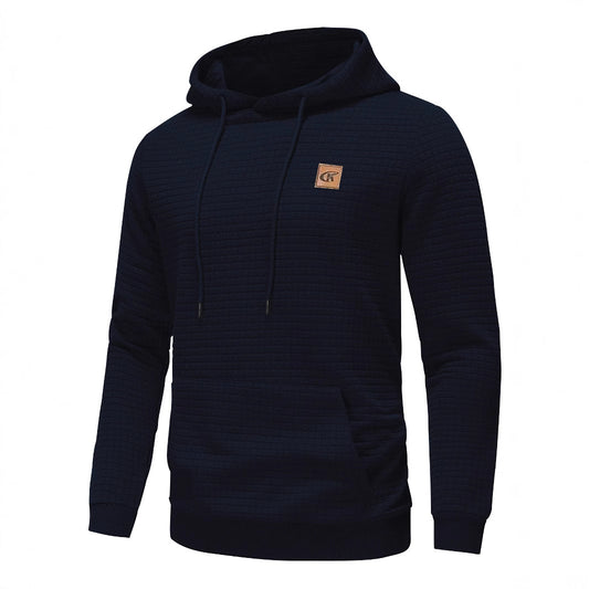 Hooded Round Neck Casual Sweatshirt Elzeon Jacket