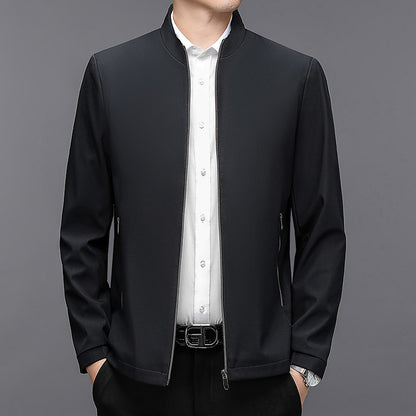 Stand Collar Middle-aged Men Casual Elzeon Jacket