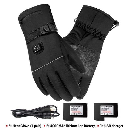 Winter Electric Heated Gloves Motorcycle Touch Screen Elzeon Gloves