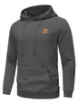 Hooded Round Neck Casual Sweatshirt Elzeon Jacket