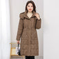 Mid-length Slim Fit Plus Size Cotton-padded Coat For Women Elzeon Winter Jacket