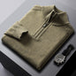 Zipper High Neck Thickened Woolen Elzeon Sweater