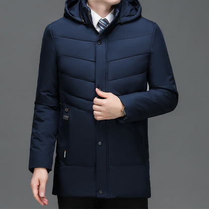 Velvet Padded Middle-aged And Elderly Warm Cotton-padded Elzeon Coat