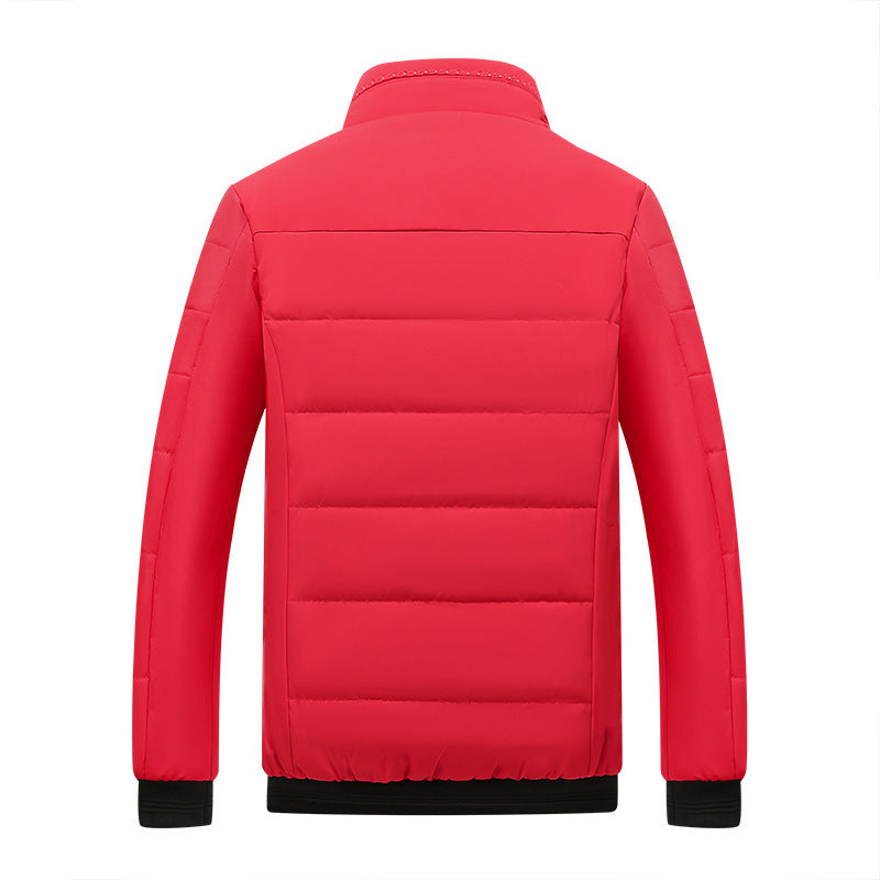 Men's Fashion Personality Fleece-lined Cotton-padded Elzeon Jacket