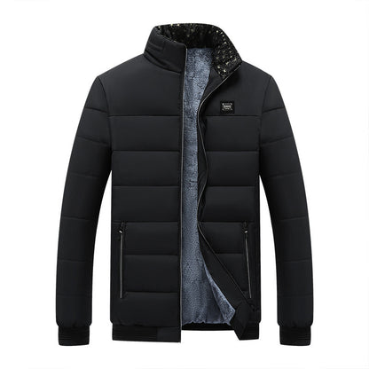 Men's Fashion Personality Fleece-lined Cotton-padded Elzeon Jacket